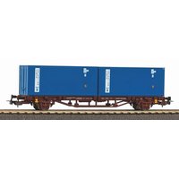 PIKO 58755 H0 Containertragwagen mit 2x20' Containern, FS, Ep. IV von PIKO