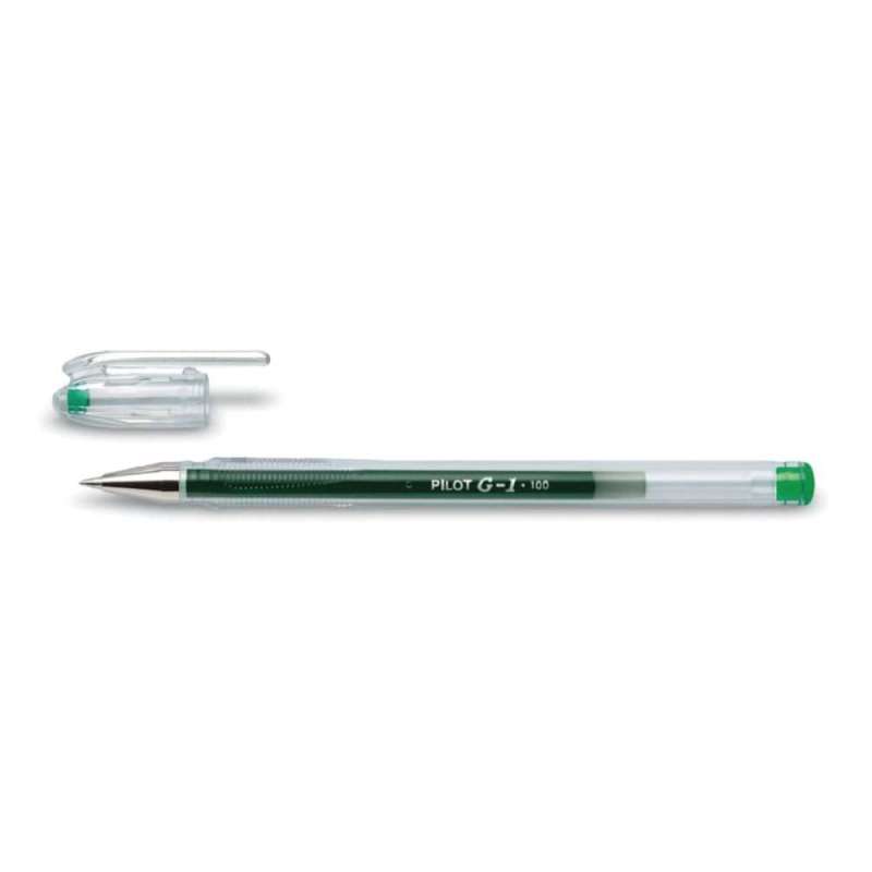 PILOT Gelschreiber in verschiedenen Farben & Stärken, PILOT Modell G1-5 Klassik, Strichstärke 0,3 mm, Farbe grün PILOT Gelschreiber in verschiedenen Farben & Stärken, PILOT Modell G1-5 Klassik, Strichstärke 0,3 mm, Farbe grün von PILOT