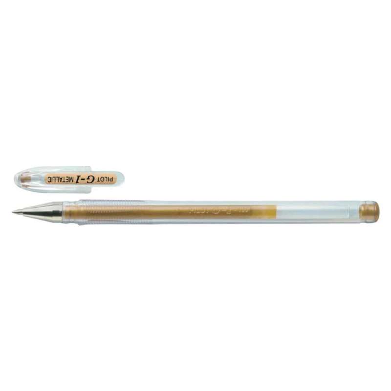 PILOT Gelschreiber in verschiedenen Farben & Stärken, PILOT Modell G1-7, Strichstärke 0,4 mm, Farbe metallic-gold PILOT Gelschreiber in verschiedenen Farben & Stärken, PILOT Modell G1-7, Strichstärke 0,4 mm, Farbe metallic-gold von PILOT