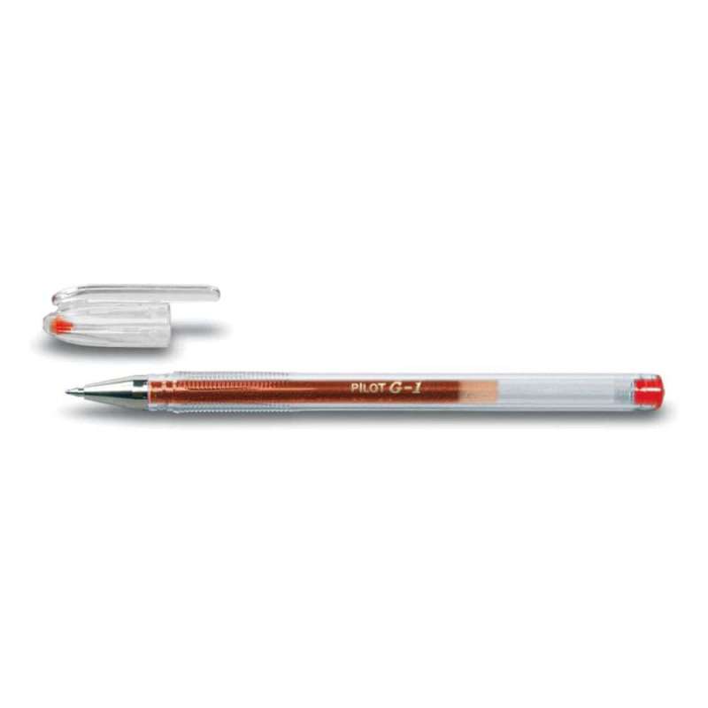 PILOT Gelschreiber in verschiedenen Farben & Stärken, PILOT Modell G1-7, Strichstärke 0,4 mm, Farbe rot PILOT Gelschreiber in verschiedenen Farben & Stärken, PILOT Modell G1-7, Strichstärke 0,4 mm, Farbe rot von PILOT