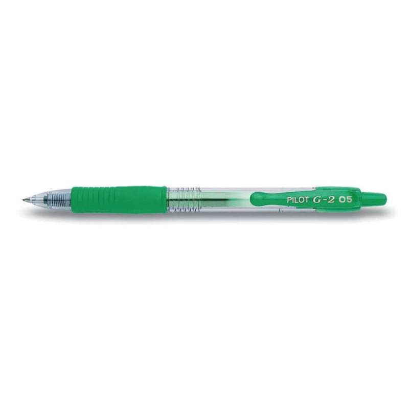 PILOT Gelschreiber in verschiedenen Farben & Stärken, PILOT Modell G2-5, Strichstärke 0,3 mm, Farbe grün PILOT Gelschreiber in verschiedenen Farben & Stärken, PILOT Modell G2-5, Strichstärke 0,3 mm, Farbe grün von PILOT
