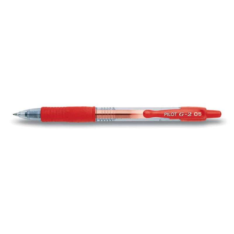 PILOT Gelschreiber in verschiedenen Farben & Stärken, PILOT Modell G2-5, Strichstärke 0,3 mm, Farbe rot PILOT Gelschreiber in verschiedenen Farben & Stärken, PILOT Modell G2-5, Strichstärke 0,3 mm, Farbe rot von PILOT