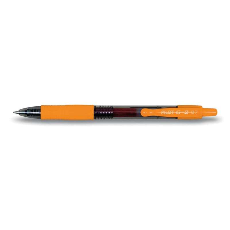 PILOT Gelschreiber in verschiedenen Farben & Stärken, PILOT Modell G2-7, Strichstärke 0,4 mm, Farbe orange PILOT Gelschreiber in verschiedenen Farben & Stärken, PILOT Modell G2-7, Strichstärke 0,4 mm, Farbe orange von PILOT