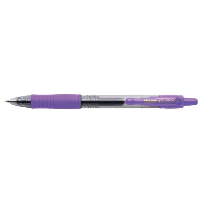 PILOT Gelschreiber in verschiedenen Farben & Stärken, PILOT Modell G2-7, Strichstärke 0,4 mm, Farbe violett PILOT Gelschreiber in verschiedenen Farben & Stärken, PILOT Modell G2-7, Strichstärke 0,4 mm, Farbe violett von PILOT