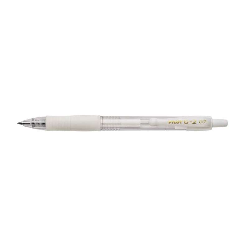 PILOT Gelschreiber in verschiedenen Farben & Stärken, PILOT Modell G2-7 Pastell, Strichstärke 0,4 mm, Farbe pastellweiß PILOT Gelschreiber in verschiedenen Farben & Stärken, PILOT Modell G2-7 Pastell, Strichstärke 0,4 mm, Farbe pastellweiß von PILOT