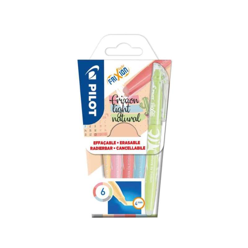 PILOT Textmarker FriXion Light Soft, Sets 6er Set Natural PILOT Textmarker FriXion Light Soft, Sets 6er Set Natural von PILOT