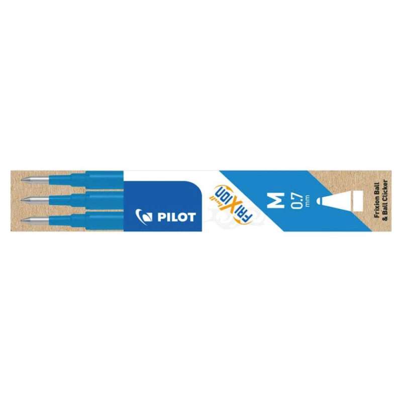PILOT Tintenrollermine FriXion Ball/Clicker, Sets 3er Set, Farbe himmelblau PILOT Tintenrollermine FriXion Ball/Clicker, Sets 3er Set, Farbe himmelblau von PILOT