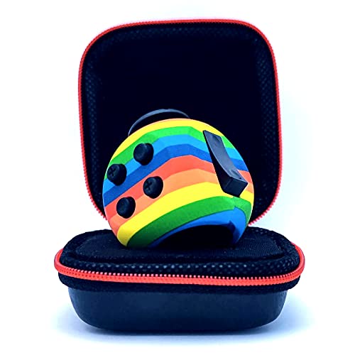 PILPOC theFube Fidget Toy - Premium Qualität Fidget Toys, Cube Fidget mit exklusiver Schutzhülle, Anti Stress Spielzeug, ADHS Spielzeug, Antistress Spielzeug, Fidget Würfel [Regenbogen] von PILPOC