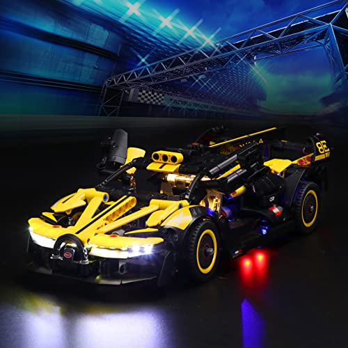 PIPART LED Licht-Set für 42151 Bugatti-Bolide, Nur Licht-Set, ohne Legomodell enthalten - Einfache Installation.(Standard) von PIPART