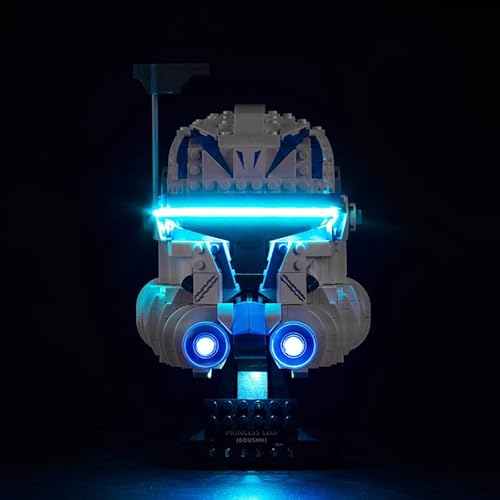 PIPART LED Licht-Set für 75349 Captain Rex Helm, Nur Licht-Set, ohne Legomodell enthalten - Einfache Installation.(Standard) von PIPART