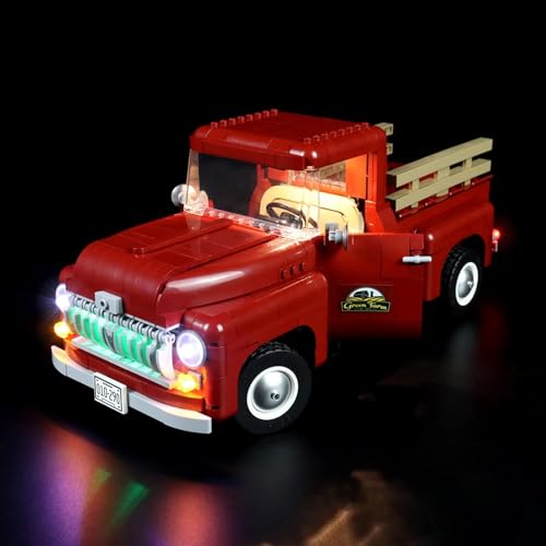 PIPART LED Licht-Set für Lego 10290 Pickup, Nur Licht-Set, ohne Legomodell enthalten - Einfache Installation. von PIPART