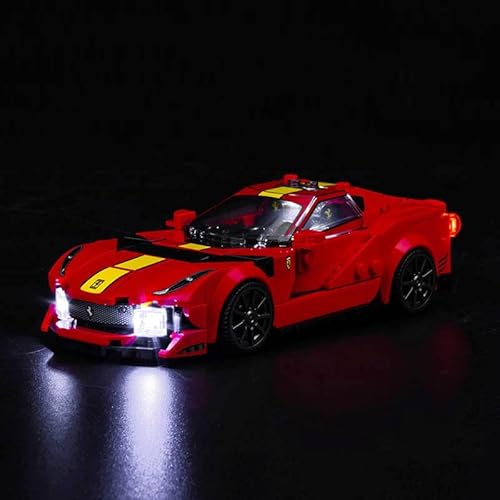 PIPART LED Licht-Set für 76914 Speed Champions Ferrari 812 Competizione, Nur Licht-Set, ohne Legomodell enthalten - Einfache Installation.(Standard) von PIPART