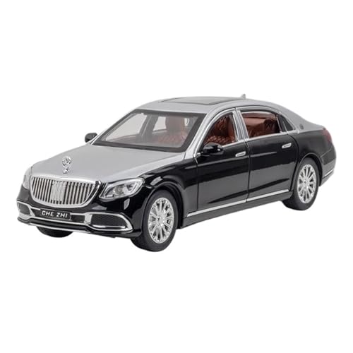 Druckgussfahrzeuge Motorfahrzeuge 1/24 Für Maybach AMG GLS600 Alloy Sports Car Model Simulation Diecast Metal Vehicles Collection Fertiges Modellauto (Size : Black) von PIPJLCGE