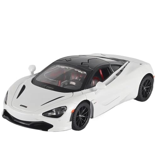 Druckgussfahrzeuge Motorfahrzeuge 1/24 Für McLaren 720S Supersportwagen Legierung Modellauto Fahrzeug Druckguss Metall Simulation Sammlung Souvenir Fertiges Modellauto (Size : White) von PIPJLCGE