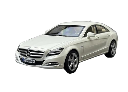 Druckgussfahrzeuge Motorfahrzeuge 1:18 Automodell Aus Druckguss-Zinklegierung, Geeignet for Die Sammlung for Mercedes-Benz CLS-KLASSE Shooting Brake 2011 Fertiges Modellauto(White) von PIPJLCGE