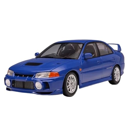 Druckgussfahrzeuge Motorfahrzeuge 1:18 Automodell Aus Zinkdruckguss, Geeignet for Die Sammlung. for Mitsubishi Lancer Evolution IV 4. Generation Fertiges Modellauto(Blue) von PIPJLCGE