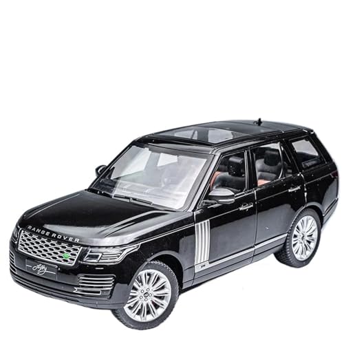 Druckgussfahrzeuge Motorfahrzeuge 1:18 Miniatur-Automodell Aus Druckgusslegierung, Geeignet for Sammlung Und Ausstellung for Range Rover SUV Fertiges Modellauto(Black) von PIPJLCGE