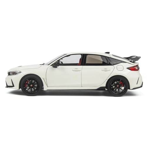 Druckgussfahrzeuge Motorfahrzeuge 1:18 Simulationsautomodell Aus Zinkdruckgusslegierung, Geeignet for Die Sammlung for Honda Civic Type R FL5 2023 Fertiges Modellauto(White) von PIPJLCGE