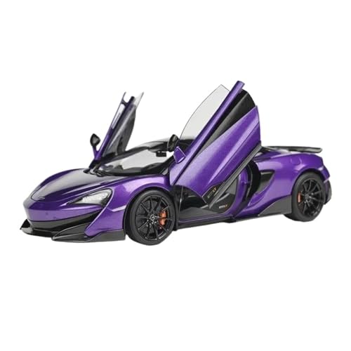 Druckgussfahrzeuge Motorfahrzeuge 1:18 Simulationsautomodell Aus Zinkdruckgusslegierung, Geeignet for Die Sammlungsausstellung for McLaren 600LT Fertiges Modellauto(Purple) von PIPJLCGE