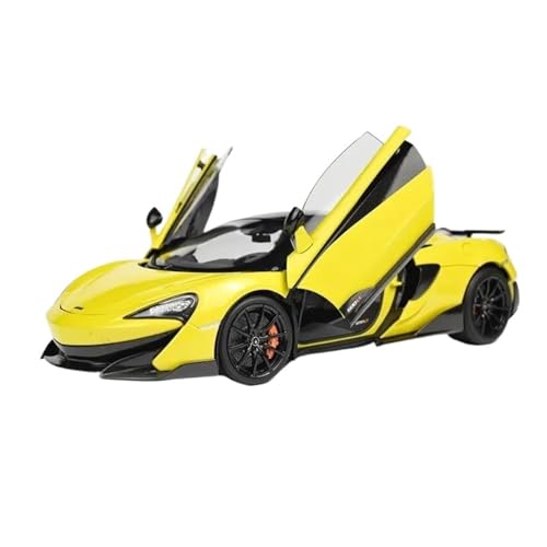 Druckgussfahrzeuge Motorfahrzeuge 1:18 Simulationsautomodell Aus Zinkdruckgusslegierung, Geeignet for Die Sammlungsausstellung for McLaren 600LT Fertiges Modellauto(Yellow) von PIPJLCGE