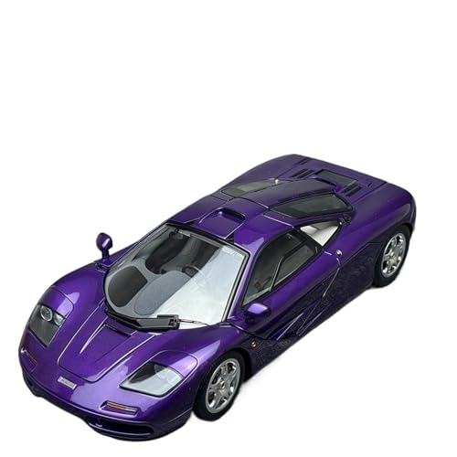 Druckgussfahrzeuge Motorfahrzeuge 1:18 Simulationsautomodell Aus Zinkdruckgusslegierung, Geeignet for Die Sammlungsausstellung for McLaren F1 XP5 Fertiges Modellauto(Purple) von PIPJLCGE