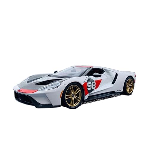 Druckgussfahrzeuge Motorfahrzeuge 1:18 Simulationsautomodell Aus Zinkdruckgusslegierung, Geeignet for Sammlung Und Ausstellung for Ford GT 2021 Fertiges Modellauto(C) von PIPJLCGE