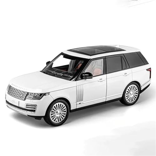 Druckgussfahrzeuge Motorfahrzeuge 1:18 Simulationsautomodell Aus Zinkdruckgusslegierung, Geeignet for Sammlung Und Ausstellung for Range Rover Fertiges Modellauto(White) von PIPJLCGE