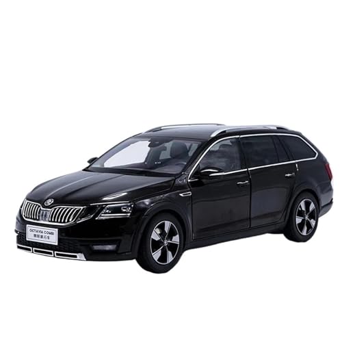 Druckgussfahrzeuge Motorfahrzeuge 1:18 Simulationsmaßstab-Automodell Aus Zinkdruckguss, Geeignet for Die Sammlung for Skoda Octavia Station Wagon Fertiges Modellauto(Black) von PIPJLCGE