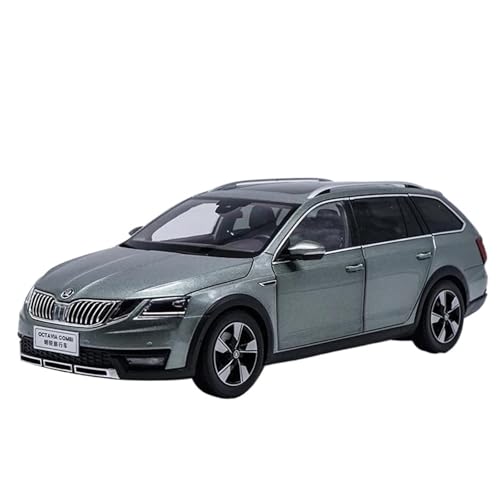 Druckgussfahrzeuge Motorfahrzeuge 1:18 Simulationsmaßstab-Automodell Aus Zinkdruckguss, Geeignet for Die Sammlung for Skoda Octavia Station Wagon Fertiges Modellauto(Green) von PIPJLCGE