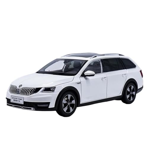 Druckgussfahrzeuge Motorfahrzeuge 1:18 Simulationsmaßstab-Automodell Aus Zinkdruckguss, Geeignet for Die Sammlung for Skoda Octavia Station Wagon Fertiges Modellauto(White) von PIPJLCGE