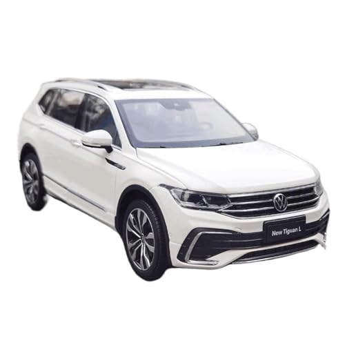 Druckgussfahrzeuge Motorfahrzeuge 1:18 Simulationsmaßstab-Automodell Aus Zinkdruckgusslegierung, Geeignet for Die Sammlung for Volkswagen Tiguan SUV Fertiges Modellauto(A) von PIPJLCGE