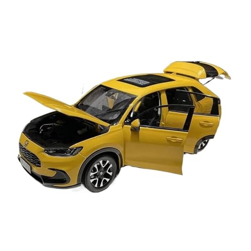 Druckgussfahrzeuge Motorfahrzeuge 1:18 Simuliertes Automodell Aus Zinkdruckguss, Geeignet for Sammlung Und Ausstellung for Honda ZR-V ZRV Fertiges Modellauto(Yellow) von PIPJLCGE