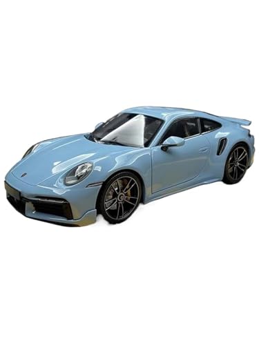 Druckgussfahrzeuge Motorfahrzeuge 1:18 for 911 992 TurboS 2021, Druckguss-Automodell Aus Zinklegierung, Geeignet for Sammlung Und Ausstellung Fertiges Modellauto(Blue) von PIPJLCGE