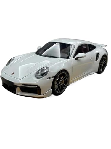 Druckgussfahrzeuge Motorfahrzeuge 1:18 for 911 992 TurboS 2021, Druckguss-Automodell Aus Zinklegierung, Geeignet for Sammlung Und Ausstellung Fertiges Modellauto(White) von PIPJLCGE