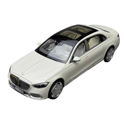 Druckgussfahrzeuge Motorfahrzeuge 1:18 for Benz S680 W223 2021, Autodekorationsmodell Aus Zinklegierung, Geeignet for Sammlung Und Ausstellung Fertiges Modellauto(White) von PIPJLCGE