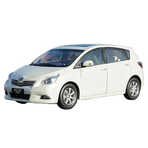 Druckgussfahrzeuge Motorfahrzeuge 1:18 for GAC Toyota EZ Verso. Automodell Aus Zinklegierung Im Druckgussmaßstab, Geeignet for Sammeln Und Ausstellen Fertiges Modellauto(White) von PIPJLCGE