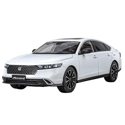 Druckgussfahrzeuge Motorfahrzeuge 1:18 for Honda Accord Automodell Aus Zinklegierung Im Druckgussmaßstab, Geeignet for Sammeln Und Ausstellen Fertiges Modellauto(White) von PIPJLCGE