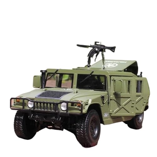 Druckgussfahrzeuge Motorfahrzeuge 1:18 for Hummer H1 Miniatur-Autodekorationsmodell Aus Zinklegierung, Geeignet for Sammlung Und Ausstellung Fertiges Modellauto von PIPJLCGE