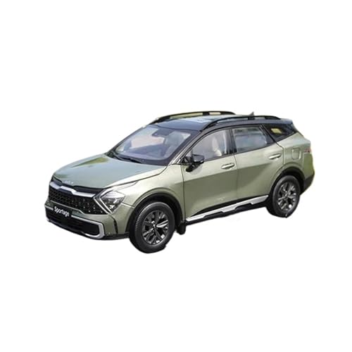 Druckgussfahrzeuge Motorfahrzeuge 1:18 for KIA Spirtage SUV Miniatur-Autodekorationsmodell Aus Zinklegierung, Geeignet for Sammlung Und Ausstellung Fertiges Modellauto(Green) von PIPJLCGE