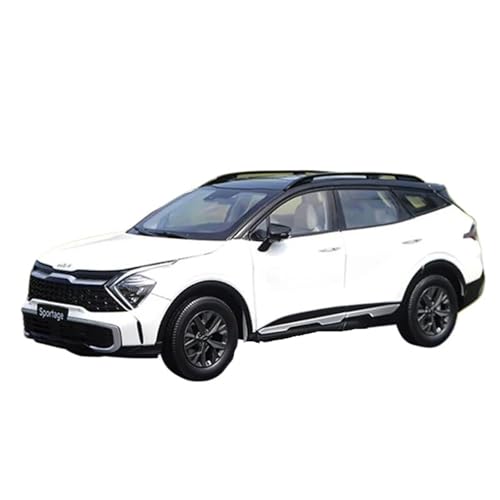 Druckgussfahrzeuge Motorfahrzeuge 1:18 for KIA Spirtage SUV Miniatur-Autodekorationsmodell Aus Zinklegierung, Geeignet for Sammlung Und Ausstellung Fertiges Modellauto(White) von PIPJLCGE