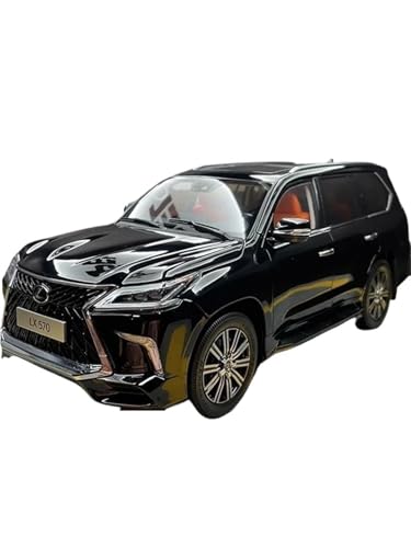 Druckgussfahrzeuge Motorfahrzeuge 1:18 for LX570 SUV Volloffenes Automodell Aus Druckguss-Zinklegierung, Geeignet for Sammlung Und Ausstellung Fertiges Modellauto(Black) von PIPJLCGE