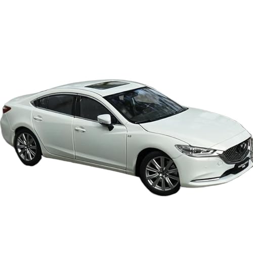 Druckgussfahrzeuge Motorfahrzeuge 1:18 for Mazda ATENZA 2019. Automodell Aus Zinklegierung Im Druckgussmaßstab, Geeignet for Sammeln Und Ausstellen Fertiges Modellauto(White) von PIPJLCGE