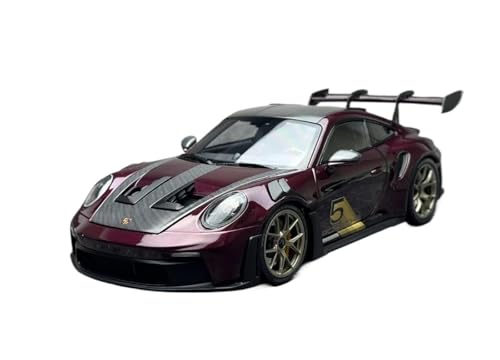 Druckgussfahrzeuge Motorfahrzeuge 1:18 for Porsche 911(992) GT3 RS 2024 Miniaturautomodell Aus Zinklegierung, Geeignet for Die Sammlung Fertiges Modellauto(A) von PIPJLCGE