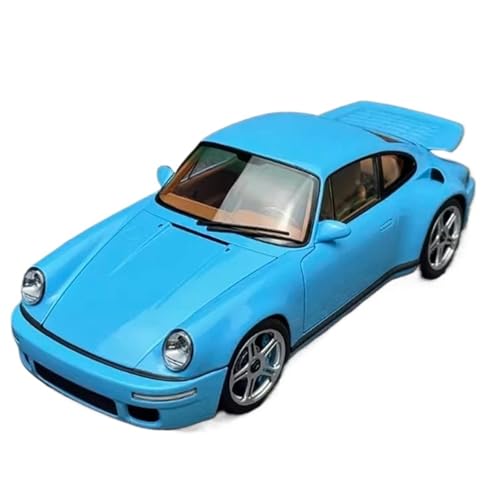 Druckgussfahrzeuge Motorfahrzeuge 1:18 for RUF CTR Miniatur-Autodekorationsmodell Aus Zinklegierung, Geeignet for Sammeln Und Ausstellen Fertiges Modellauto(Blue) von PIPJLCGE