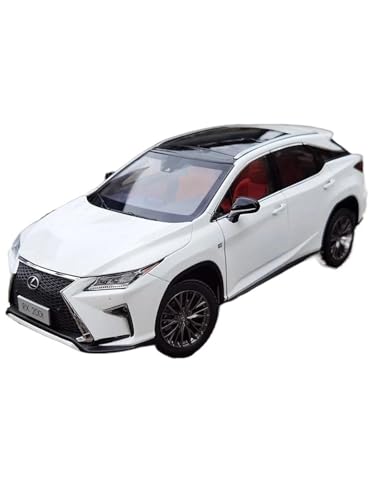 PIPJLCGE Druckgussfahrzeuge Motorfahrzeuge 1:18 for RX 200T RX200T SUV-Automodell Aus Druckguss-Zinklegierung, Geeignet for Sammlung Und Ausstellung Fertiges Modellauto(White) von PIPJLCGE