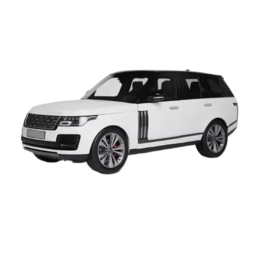 Druckgussfahrzeuge Motorfahrzeuge 1:18 for Range Rover 2020 Off Road Miniatur-Autodekorationsmodell Aus Zinklegierung, Geeignet for Die Sammlung Fertiges Modellauto(White) von PIPJLCGE