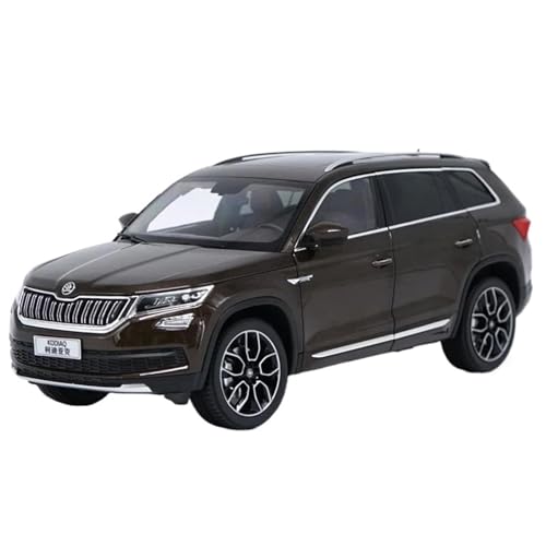 Druckgussfahrzeuge Motorfahrzeuge 1:18 for Skoda KODIAQ Miniatur-Automodell Aus Druckgusslegierung, Geeignet for Sammlung, Ausstellung, Geschenk Fertiges Modellauto(Black) von PIPJLCGE