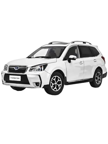 Druckgussfahrzeuge Motorfahrzeuge 1:18 for Subaru Forester XT 2015 Miniaturmaßstab Aus Zinklegierung, Automodell, Geeignet for Die Sammlung Fertiges Modellauto(White) von PIPJLCGE