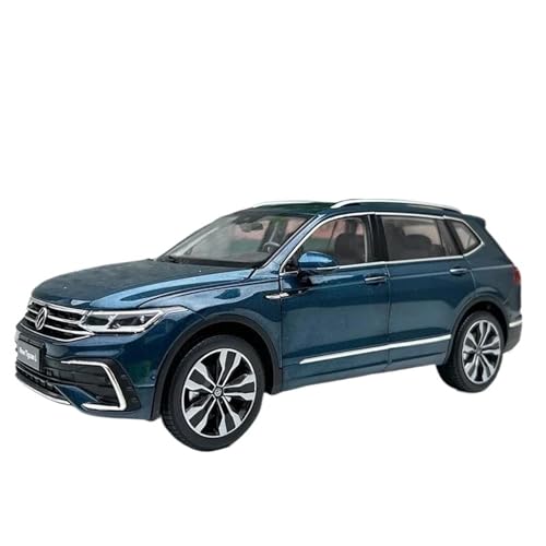 Druckgussfahrzeuge Motorfahrzeuge 1:18 for TIGUAN L 2022 SUV, Druckguss-Zinklegierungs-Automodell, Geeignet for Sammlung Und Ausstellung Fertiges Modellauto(Green) von PIPJLCGE