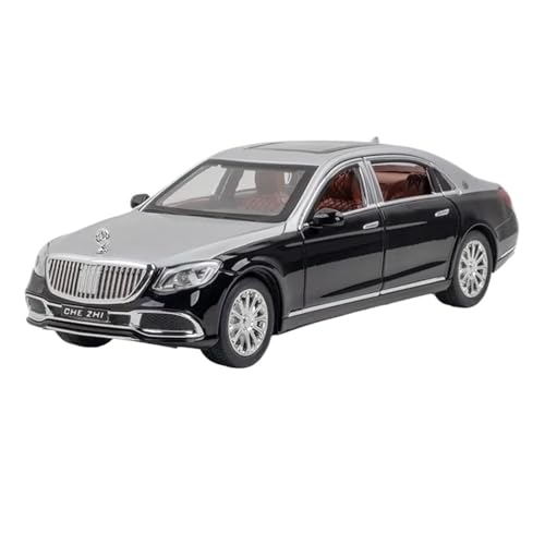 Druckgussfahrzeuge Motorfahrzeuge 1:24 Miniatur-Automodell Aus Druckgusslegierung, Geeignet for Die Sammlung for Mercedes-Benz Maybach GLS600 Fertiges Modellauto(Black) von PIPJLCGE